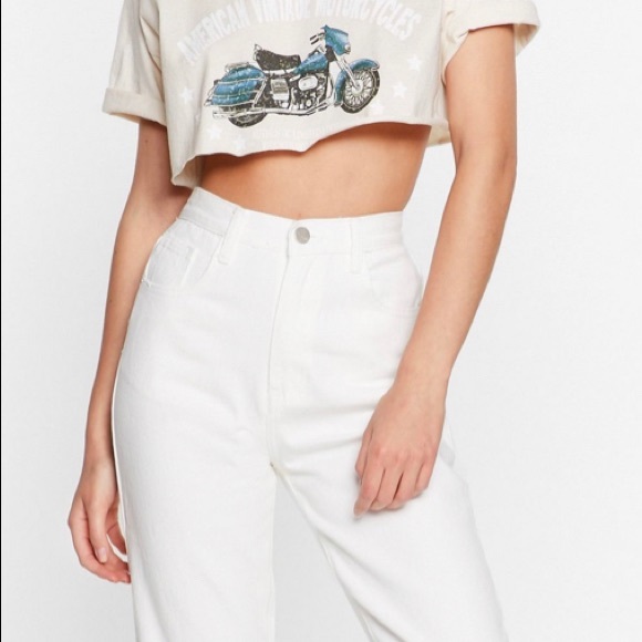 White straight leg jeans - Picture 2 of 3